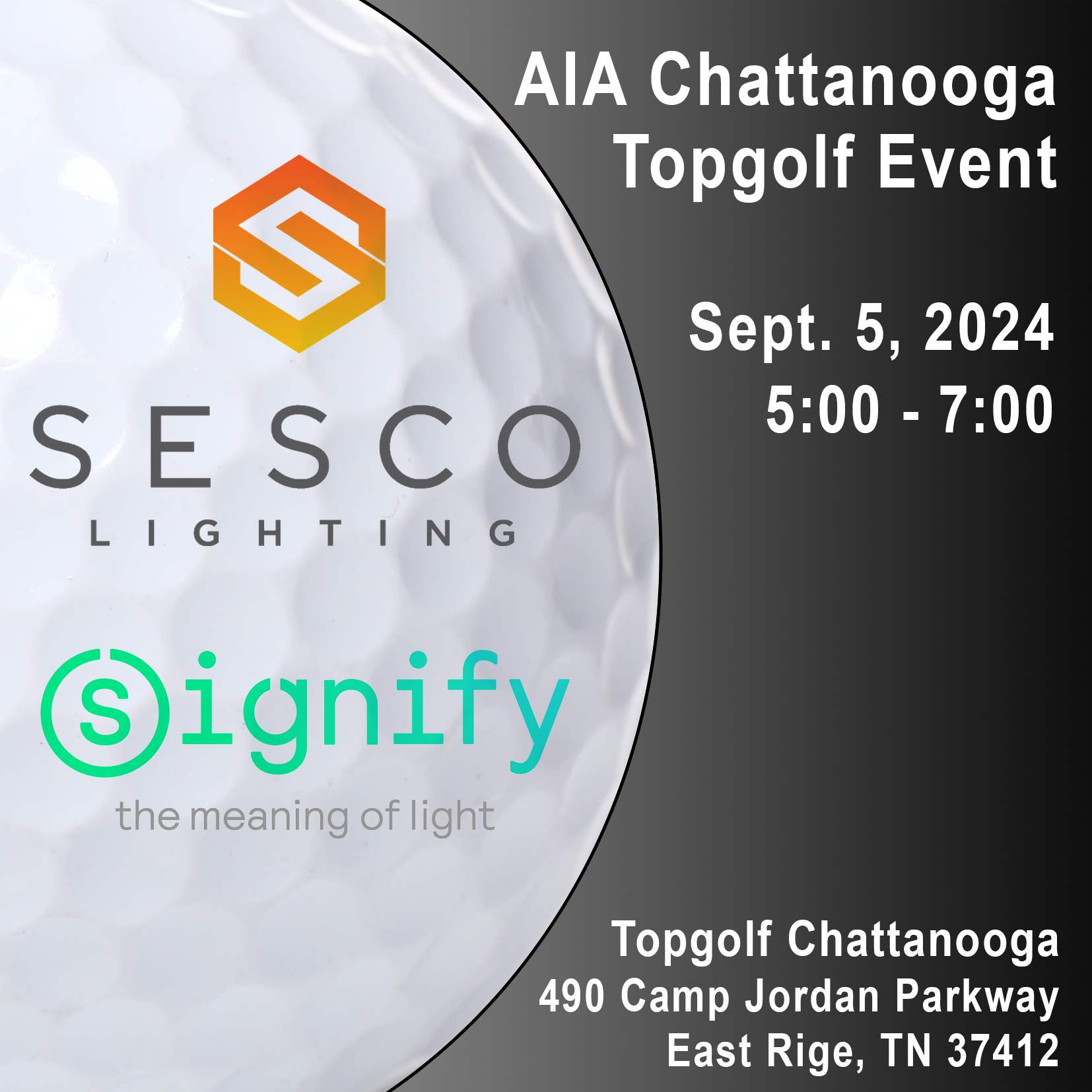 TOPGOLF - Robert Seals Golf Tournament  Warmup - With SESCO  & Signify